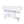 Multi Functional Folding Table With Storage Shelves And Wheels
