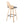 Stella - Contemporary Fixed Height Barstool With Swivel Square Footrest (Set of 2)