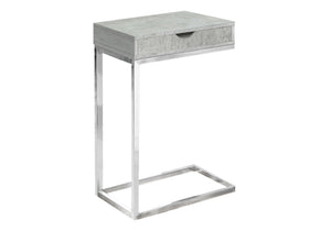 Accent Table, C - Shaped Contemporary Elegant Design