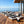 White Acacia Solid Wood Outdoor Chaise Lounge with Dark Grey Cushion