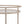 Round Bar Cart with Tempered Glass Shelves and Gold Accents