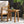 Kinesis Outdoor Side Table With Slatted Top and Wood Frame