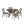 47.24'' Round Rubber Wood Dining Table