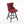 Swivel Velvet Barstools with Button Tufted Decoration - Set of 2 (Wine Red)