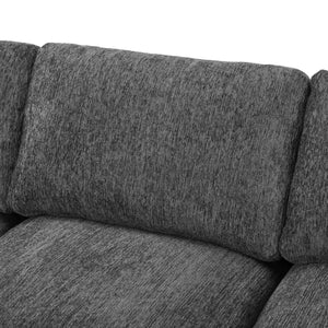 U-Style 130.3" Modular Sectional Sofa, 4-Seater
