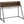 Computer Desk for Home Office with Marble Look and Storage Shelves
