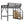 Loft Bed With Stairs, Storage Shelves, Wardrobe