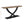 Entryway Console Table With Cross Legs Design - Natural / Espresso