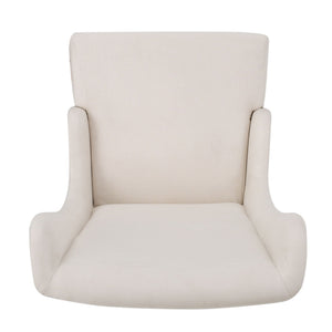 Alight Upholstered Dining Chair With High Back And Birch Wood Legs