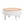 Round Coffee Table With Storage - White / Light Oak