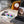 Cartoon Eye Bluetooth Speaker White Noise RGB Colorful Light Effect