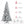 9 Foot Pine Snow Flocked Artificial Christmas Tree with Realistic Branches - White
