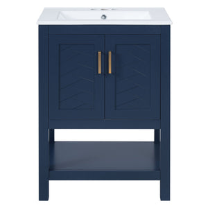 Modern Bathroom Vanity With Elegant Twill Design
