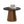 Round Coffee Table - Sturdy Pedestal Wooden Tea Table for Living Room