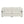 2-Piece White Chenille Sofa Set for Living Room