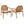 Meja Dining Chair With Cushion, Set of 2