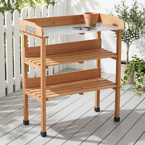 Outdoor Potting Table, 3 Tier Workbench