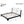 King Size Bed Frame Black and White