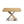 Retractable Square Dining Table, Seating 4 - 6 People, Cross Base With Stainless Steel Tubing, Expandable - Natural