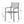 Outdoor Modern Aluminum Dining Chair (Set of 2), Gun Metal Gray