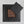 Square Fire Pit Table - Black Brown
