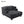 Oversized Chaise Lounge Sofa Bed with Deep Seat and Layered Armrests