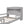 Wood Platform Bed With Built In LED Light, Storage Headboard And Guardrail
