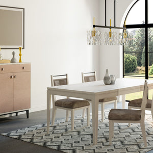 Expandable Dining Table - Vanilla White