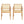 Chandigarh Arm Dining Chair With Natural Cane Design (Set of 2)