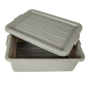 6-Pack 20" x 15" x 7" 9 Gallon Meat Lugs with Lids
