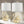 Two-Piece Set of Golden Brass Swan Table Lamps with LED Bulbs