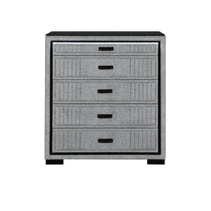 Isaiah - Upholstered Chest With LED Lighting