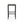 Outdoor Bar Stool With Slat Design And Metal Frame (Set of 2)