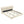 Beige Chunky Headboard Bed Frame, King