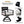 Outdoor Modern Dining Set, Chairs Sunbrella Cushioned And Dining Table With Umbrella Hole