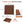 10 PCS Interlocking Acacia Hardwood Deck Tiles