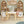 Kids Table And Chair Set With Cartoon Animals Design - White