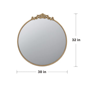 Classic Design Mirror With Baroque Inspired Frame