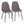 Pebble - Contemporary Casual Comfort Chair (Set of 2)