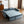 Pull-Out Sleeper Sofa With Reversible Backrest Cushion, Side Pockets, 2 USB Ports And A Phone Holder For Living Room