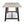 Equilibrium Outdoor Dining Table with Wooden Frame and Slat Top