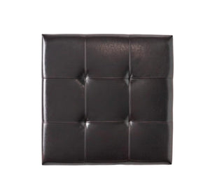 35inch Storage Ottoman, Large Square Ottoman Bench with Storage, Tufted Ottomans Footstool for Living Room