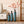 Modern Droplet Shaped Floor Vase Set, 3 Piece Home Decor