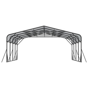 Heavy Duty Carport, All Weather Shelter - Black