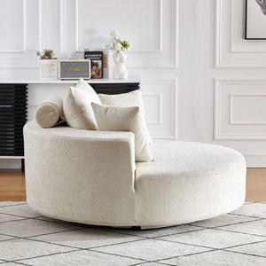 Swivel Chair With Rotating Base For Living Room