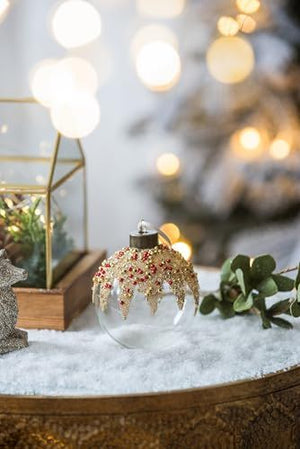 Christmas Ball Ornaments, Decorative Hanging Ball Christmas Tree Ornaments For Holiday Party Decorations