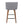 Toriano - Mid Century Modern Fixed Height Counter Stool & Square Footrest (Set of 2)
