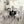 5 Piece Round Dining Table Set, Modern Dining Table And 4 Upholstered Chairs For Dining Room
