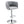 360 Degree Swivel Bar Stools Adjustable Counter Height Bar Chairs With Woven Back & Footrest, Silver Chromed Bar Stools For Kitchen Island (Set of 2) - Gray
