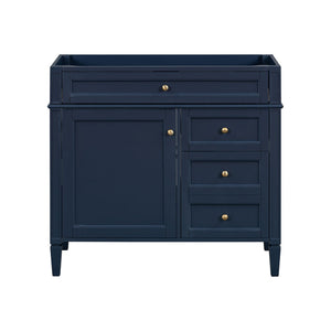 Bathroom Vanity With 2 Drawers And Tip-Out Drawer, Storage Cabinet